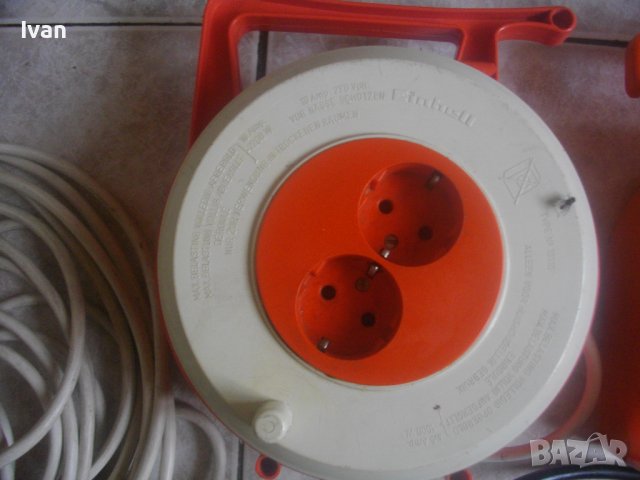 Einhell/MiniMax-10м Немски Удължител/Макара/Разклонител-3500 Вата-10 Ампера Защита-Отличен, снимка 3 - Други инструменти - 37400694