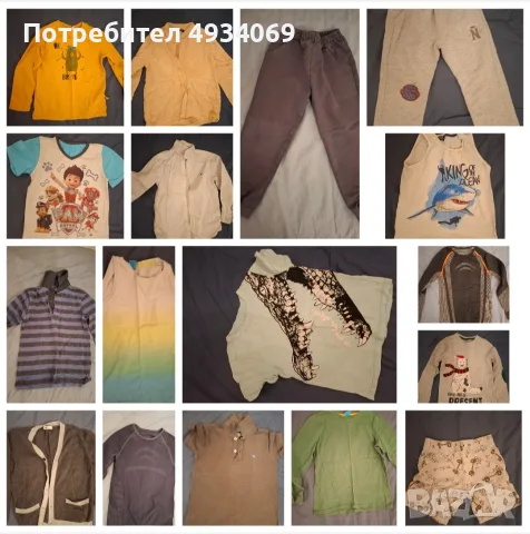 Дрехи за момче - 110-116