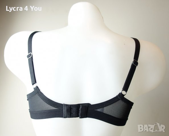 Chantelle 75B черен сутиен мрежеста материя, снимка 5 - Бельо - 39897638