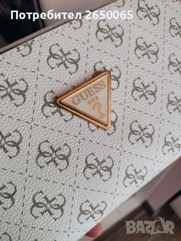 Нова бяла чанта Guess , снимка 5 - Чанти - 53973323