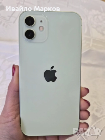 Iphone 12 ! Перфектен! Кейс , кутия и кабел! Отличен!!!, снимка 2 - Apple iPhone - 52965124