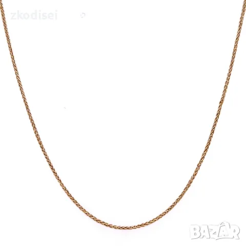 Златен синджир 2,58гр. 47см. 14кр. проба:585 модел:30001-3, снимка 2 - Колиета, медальони, синджири - 49356819