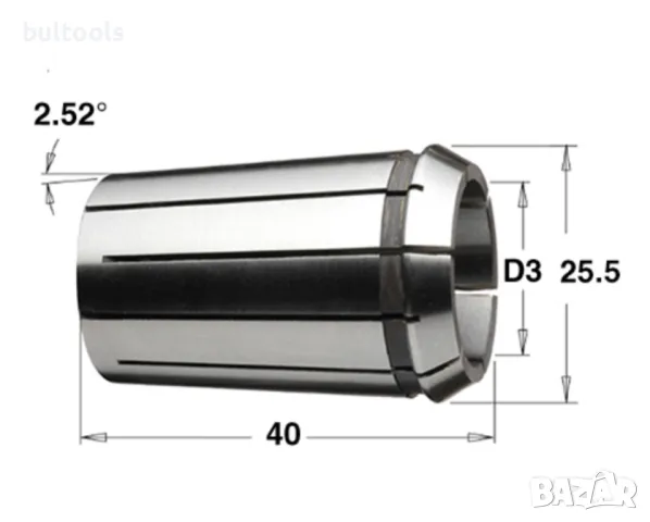 Цанги EOC-16 за фреза, рутер, мотор-шпиндел, снимка 2 - Други машини и части - 49760534