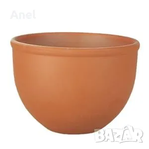 Керамична саксия 16 см /12 см с керамична чинийка