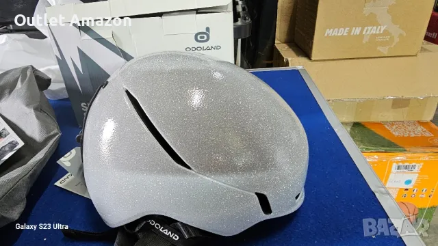 Блестяща ски каска Odoland, регулируема вентилационна система, защитна обвивка от EPS пяна за

, снимка 6 - Спортна екипировка - 49670185