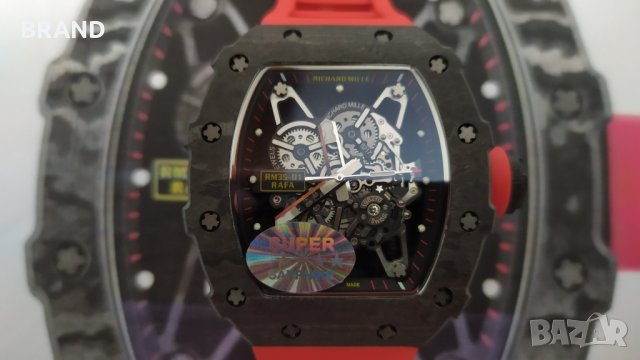 Уникален RICHARD MILLE Rafael Nadal RM35-01 TPT® механичен клас 6А+, снимка 15 - Мъжки - 31961249