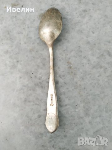 посребрена стара лъжичка, снимка 2 - Антикварни и старинни предмети - 29991794