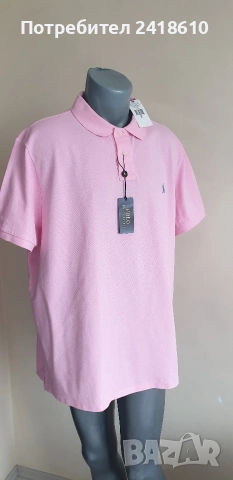 POLO Ralph Lauren Pique Cotton Custom Slim Fit Mens Size 2XL НОВО! ОРИГИНАЛ! Мъжка Тениска!, снимка 6 - Тениски - 54237245