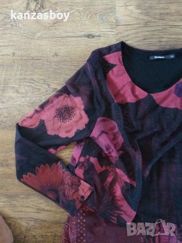 desigual - страхотна дамска блуза , снимка 2 - Блузи с дълъг ръкав и пуловери - 39971715