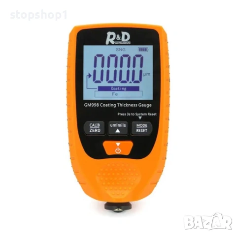  Дебеломер за боядисване на автомобили с Fe и NFe сонда и LCD дисплей с черна светлина за автомобилн