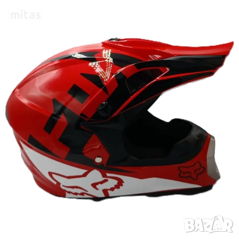 Кросова каска FOX, Full Face, DOT, Размер:XL - Вело, Мото, Скутер, АТВ, снимка 8 - Части за велосипеди - 52381970