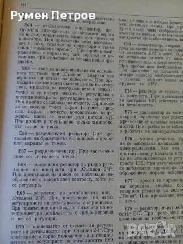 Повреди и поправки на телевизионни приемници., снимка 4 - Специализирана литература - 51811365
