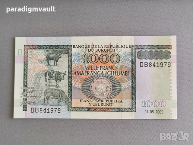 Банкнота - Бурунди - 1000 франка UNC | 2009г.