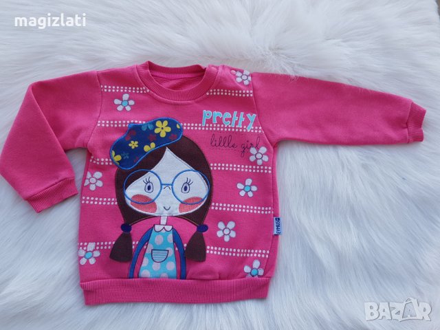 Ватирани долнище и блуза 12-18 месеца, снимка 2 - Комплекти за бебе - 30840600