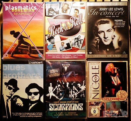 DVDs - Kiss, Alice Cooper,Jimi Hedrix,Motley Crue,Stray Cats,The Doors,Tina Turner..., снимка 6 - Други музикални жанрове - 14943706