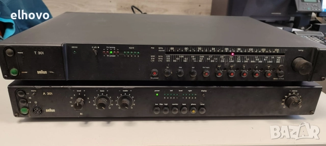 Стерео усилвател и тунер Braun A 301, T301, снимка 2 - Ресийвъри, усилватели, смесителни пултове - 52883081