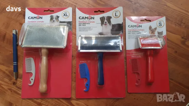 Четка / Гребен за котка / куче CAMON - 3 размера, снимка 9 - За котки - 49591648