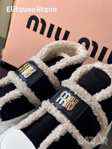 дамски пухени боти miu miu , снимка 2 - Дамски боти - 52415730