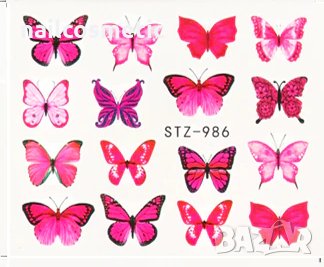 Атрактивни водни стикери за маникюр, снимка 3 - Продукти за маникюр - 23796115