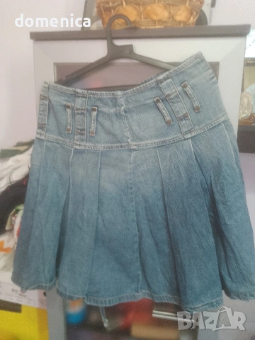 Дамски дънкови поли, снимка 2 - Поли - 54329741