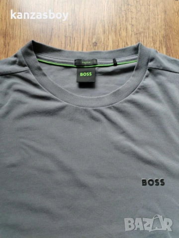 BOSS Stretch-cotton T-shirt with logo - страхотна мъжка тениска Л КАТО НОВА