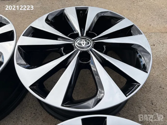 4 броя алуминиеви джанти за Toyota Auris,Corolla,Camry,Prius 17, снимка 11 - Гуми и джанти - 56199850