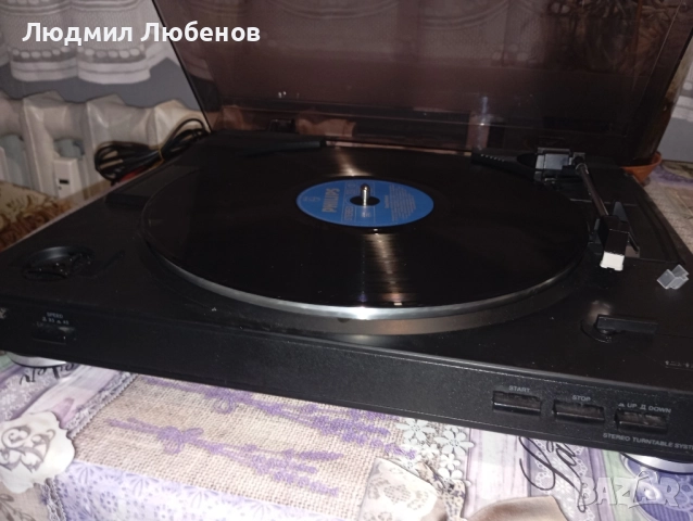 Грамофон Sony PS LX300, снимка 3 - Грамофони - 52543928
