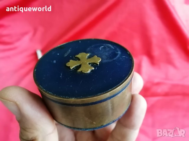 Стара Църковна Кутийка Месинг, снимка 6 - Антикварни и старинни предмети - 30579656