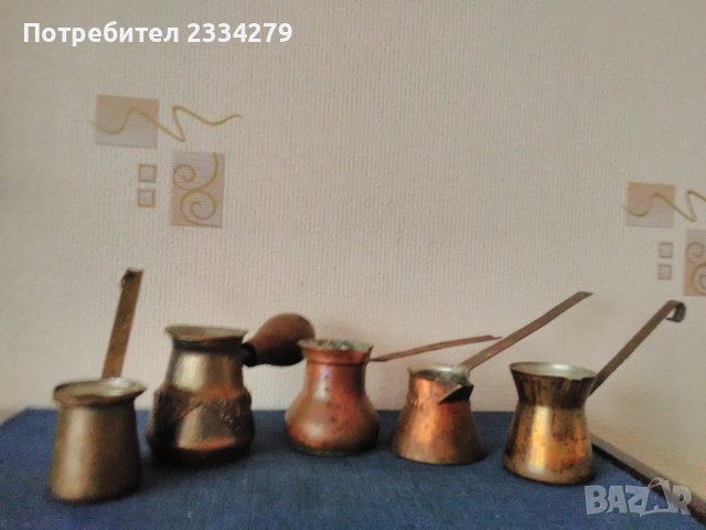 Стари джазвета за кафе,изработени от различни майстори., снимка 1 - Антикварни и старинни предмети - 37237328