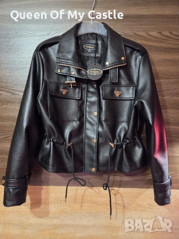 Атрактивно кожено яке, снимка 5 - Якета - 54171727