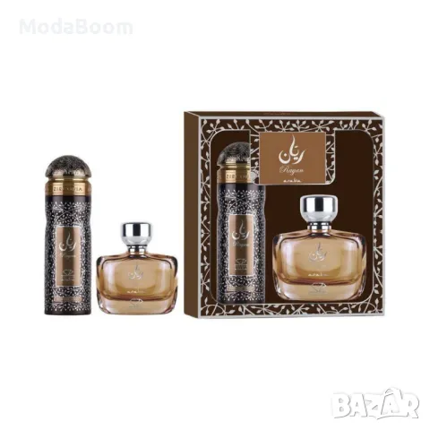 Мъжки подаръчен комплект парфюм и дезодорант Rayan Zirconia Arabia, снимка 5 - Подаръци за мъже - 48370030