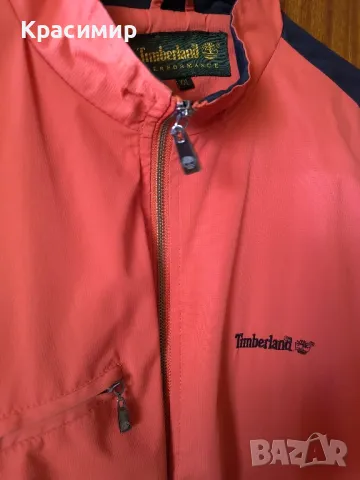 Лятно късо яке Timberland, цвят корал, снимка 3 - Якета - 50353796