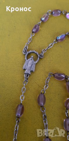 Сребърно колие с висулка, снимка 3 - Колиета, медальони, синджири - 31140176