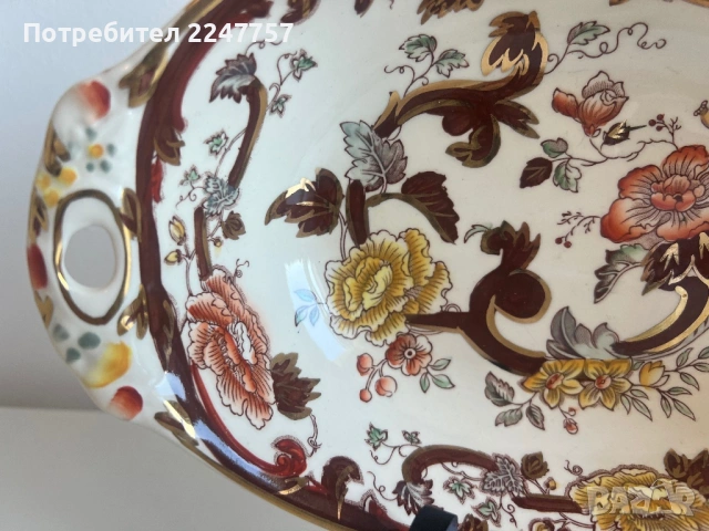 Купа порцелан Masons Brown Velvet, снимка 4 - Антикварни и старинни предмети - 54004372