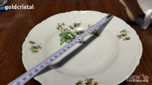 Стар български порцелан чинии , снимка 8 - Антикварни и старинни предмети - 32986197