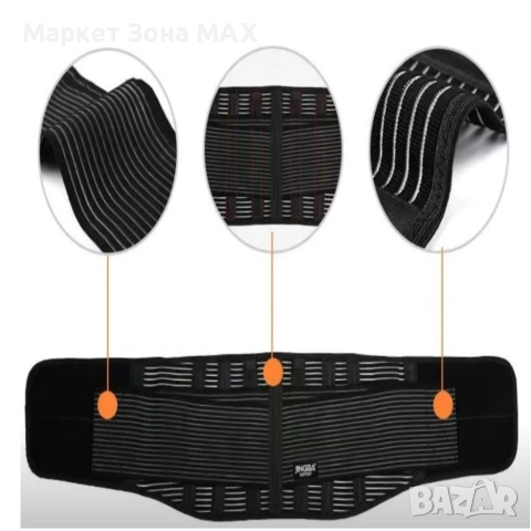 Стабилизиращ колан за кръст Jingba JB-2501 – облекчава болката и поддържа правилна стойка, снимка 3 - Спортна екипировка - 52861383