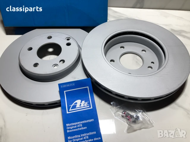 Спирачни дискове ATE за Мерцедес / MERCEDES-BENZ C-Class, E-Class, CLK, CLC, SLK, снимка 2 - Части - 50659767