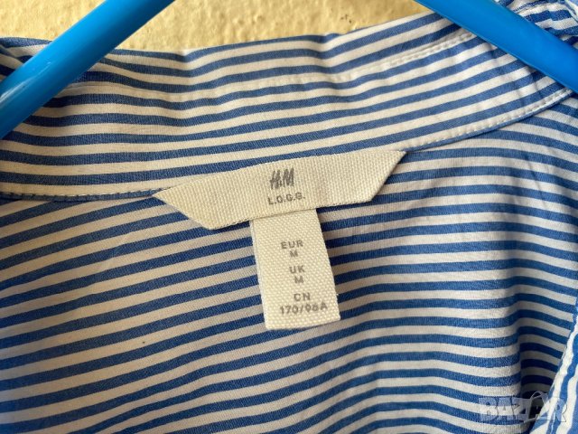 Дамска дълга риза H&M райе - L/XL, снимка 6 - Туники - 40405437