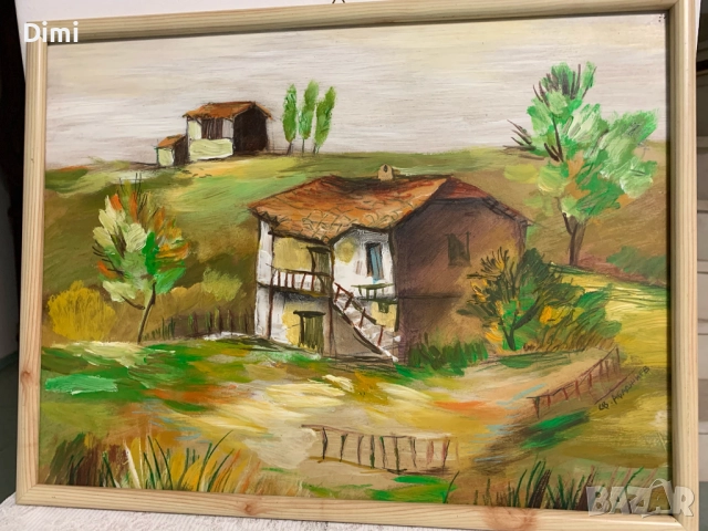 СВЕТЛИН АБАДЖИЕВ​ масло/пейзаж, снимка 2 - Картини - 52837843