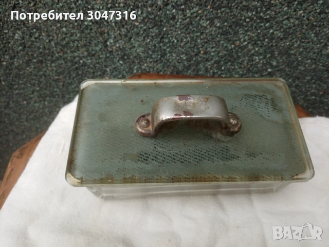 Антикварна стъкленица за стерилни материали. Ретро медицинско стъклено изделие., снимка 9 - Антикварни и старинни предмети - 52507413