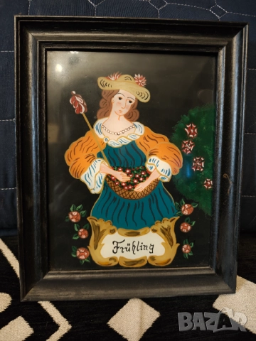 Страхотна картина найвизъм върху стъкло