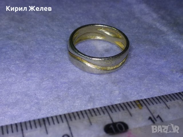 КРАСИВО ОРНАМЕНТИРАН АНГЛИЙСКИ СРЕБЪРЕН ВИНТИДЖ ПРЪСТЕН СРЕБРО 925 РЪЧНА ИЗРАБОТКА Тип ХАЛКА 40166, снимка 11 - Пръстени - 42795324