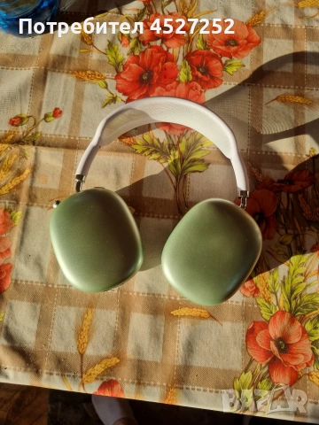Безжични Bluetooth слушалки тип AirPods Max Green
