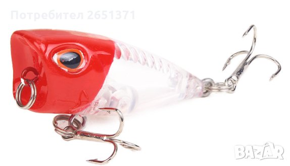 Изкуствена примамка - ПОПЕР,  4 см., 3,3 гр., снимка 2 - Стръв и захранки - 30835367