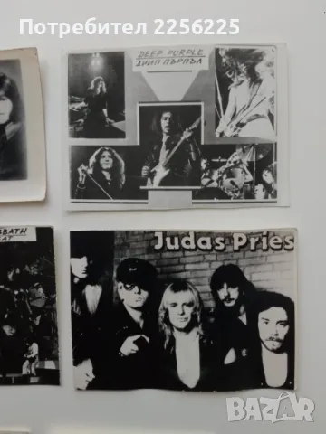 ЛОТ стари картички на метъл групи (лот 3), снимка 3 - Колекции - 49879898