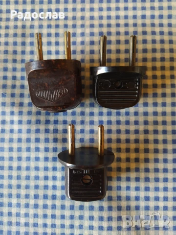 стари щепсели и степенен прекъсвач, снимка 7 - Други ценни предмети - 50637921