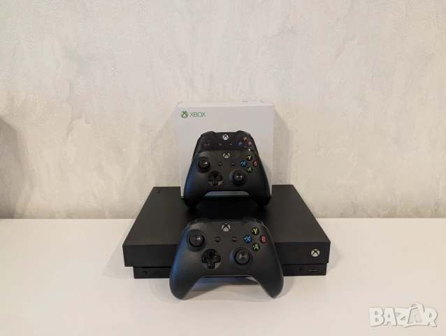 Xbox One X 1TB - (TOP PRODUCT)(15 - игри)(2 - контролера), снимка 2 - Xbox конзоли - 53890022