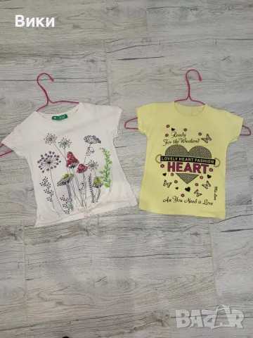 Лот детски тениски 2-3г ръст 98см, снимка 4 - Детски тениски и потници - 49601144