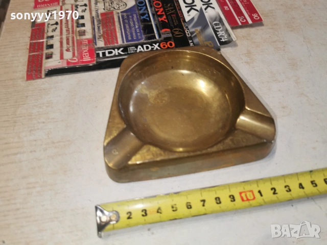 МАСИВЕН ПЕПЕЛНИК-МЕД/МЕСИНГ 2303261700LCHERY1, снимка 13 - Антикварни и старинни предмети - 53948859