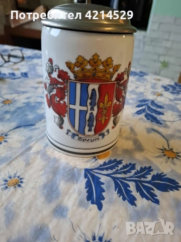 Немска порцеланова халба, снимка 3 - Колекции - 52427852